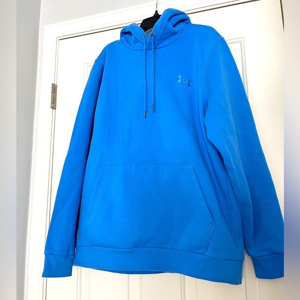 Under armor fleece hoodie in blue